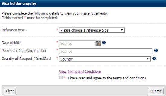 如何使用VEVO查询澳大利亚签证状态
