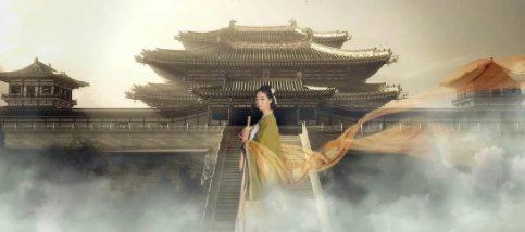 帝子乘风下翠微的上一句