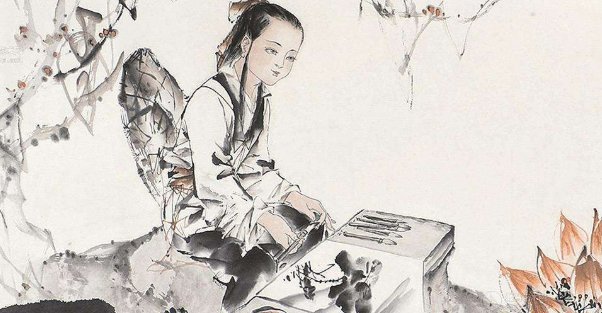 夜潜出坐佛膝上，执策映长明灯读之，琅琅达旦。翻译成现代意思