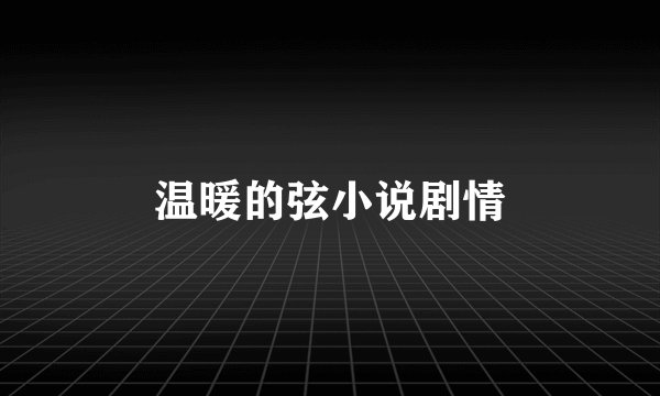 温暖的弦小说剧情