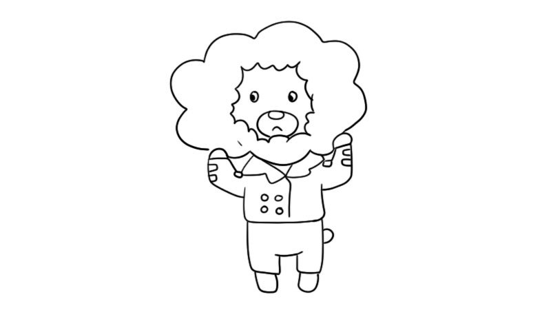 伪装简笔画步骤