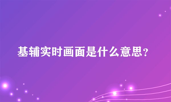 基辅实时画面是什么意思？
