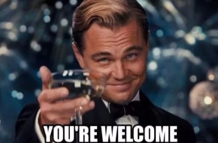 you are welcome什么意思