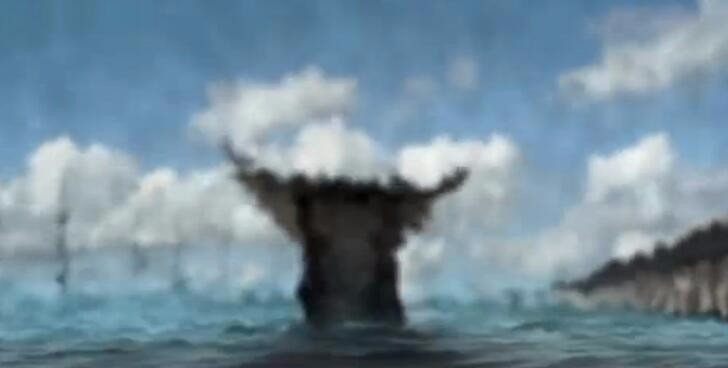 有一个片段是桥面在眼前一段一段消失,然后开车掉入海里时间错乱了的一部电影