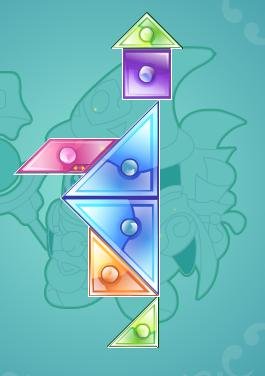 qq宠物 游戏 七巧板 拼不了 各位大大帮帮忙把！！