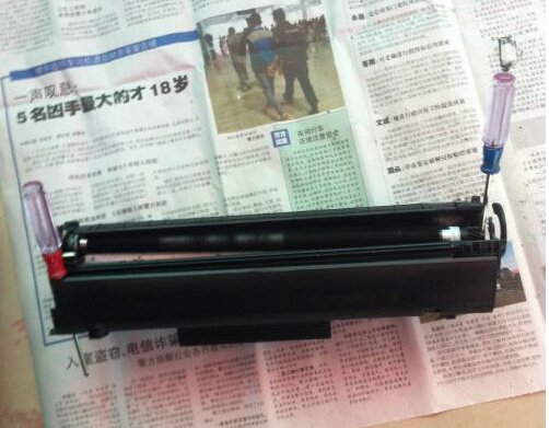 三星c388硒鼓加粉步骤？