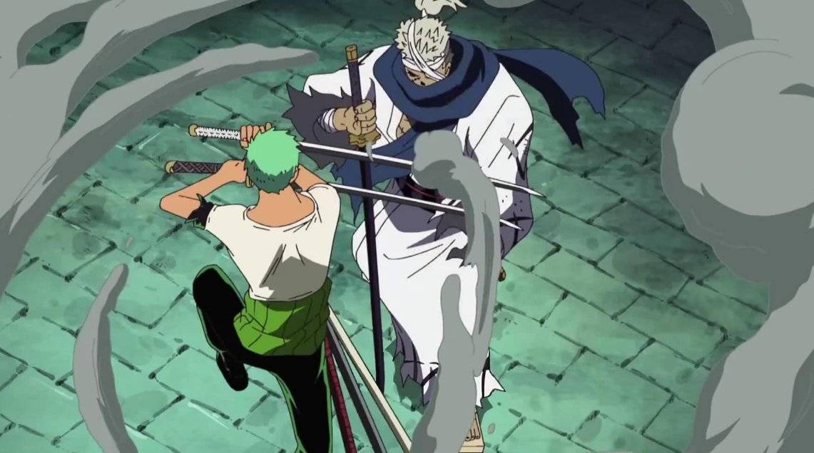 海贼王视频里索隆和剑豪龙马战斗的那集是哪一集啊?