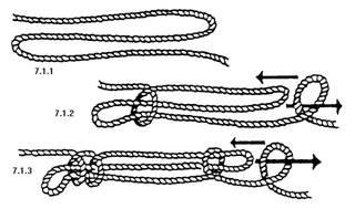 盗墓笔记老痒打的那种可以隔空解绳的绳扣谁会打，比如神风结之类的