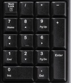 num在键盘上是什么意思？