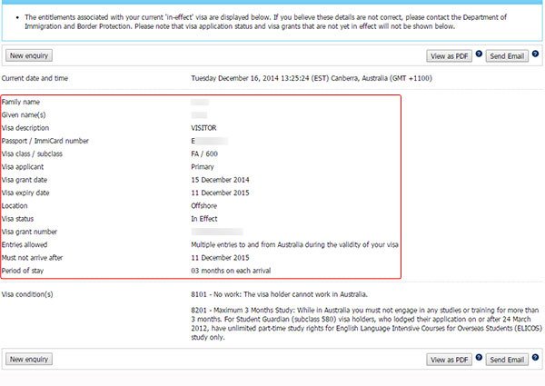如何使用VEVO查询澳大利亚签证状态
