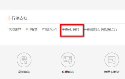平安e行销网怎么进
