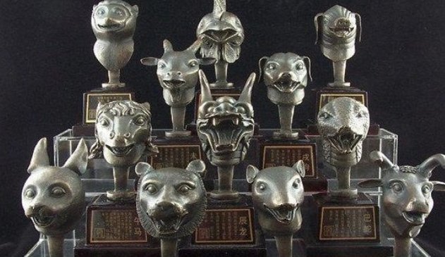 龙首、蛇首、羊首、鸡首、狗首的下落