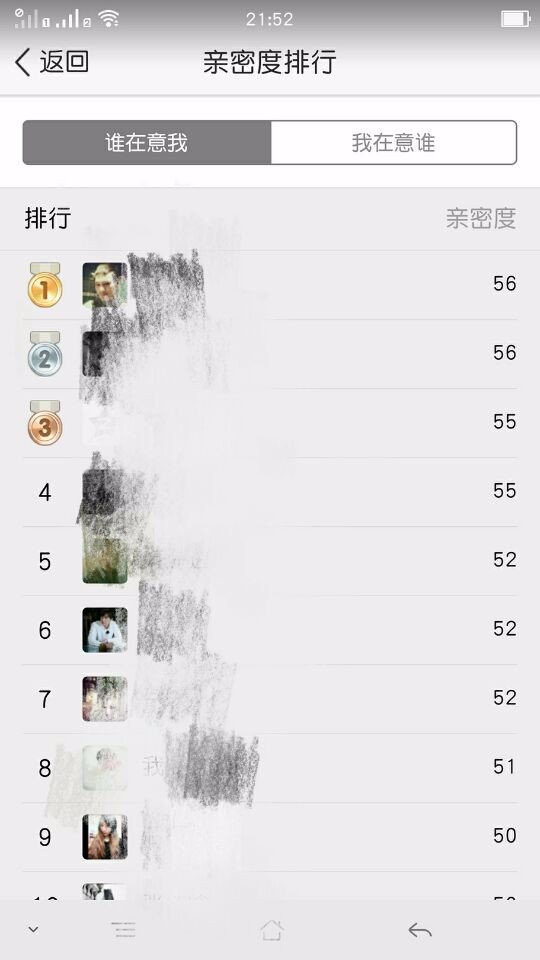 qq空间好友我在意谁在意我排行榜在哪点开