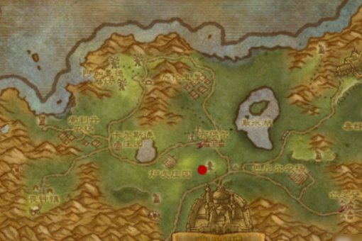 魔兽世界灰熊丘陵大脚在哪刷具体位置帮忙圈出来！