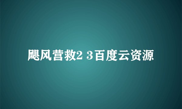 飓风营救2 3百度云资源