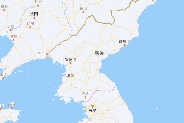 朝鲜面积相当于中国哪一个省?