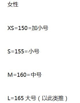 羽绒服 ，XS(0码） ，S（1码），M（2码），L（3码），XL（4码），XXL（5码），XXXL（6码）都是多大型号