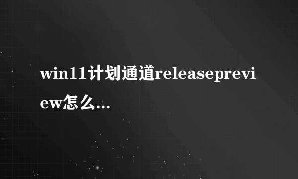 win11计划通道releasepreview怎么更改为Dev