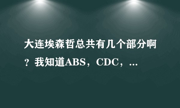 大连埃森哲总共有几个部分啊？我知道ABS，CDC，BPO，分别负责什么业务啊？发展前景怎样？先谢谢了~