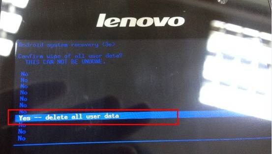 我的联想A520开不了机，怎样进入factory mode恢复出厂设置