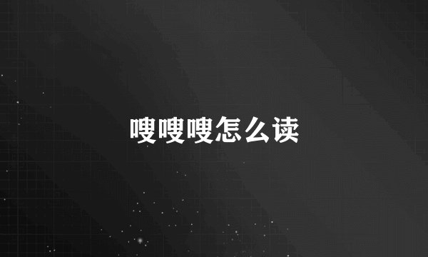 嗖嗖嗖怎么读
