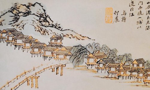 留下浓墨重彩的一笔是什么意思