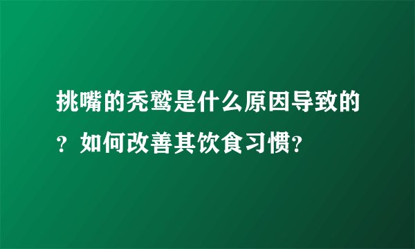 挑嘴的秃鹫是什么原因导致的？如何改善其饮食习惯？