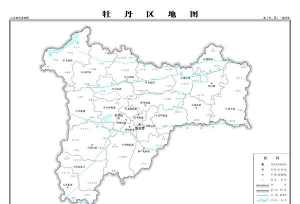 菏泽市牡丹区地图