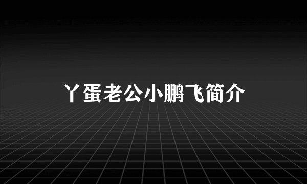 丫蛋老公小鹏飞简介