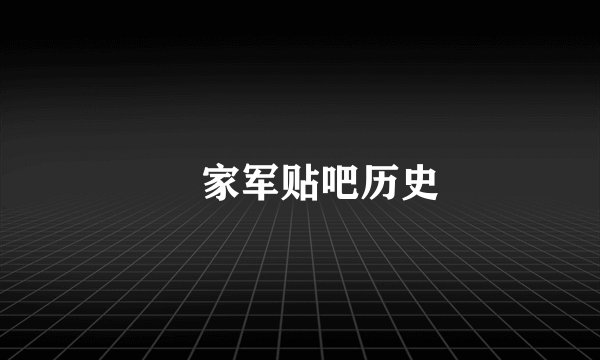 尐家军贴吧历史