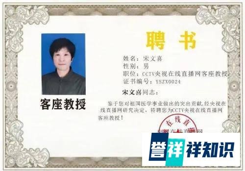 【专家智库·重点推荐】宋氏手法创始人——宋文喜