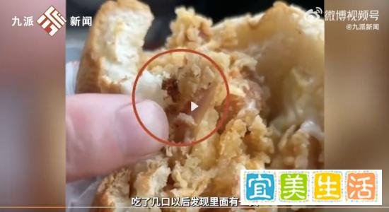 汉堡被吃出蟑螂,屡发食品卫生问题 华莱士“喷射机”真名不虚传