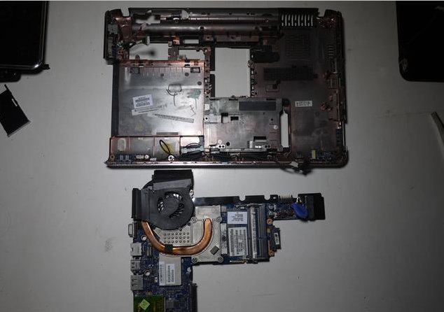 惠普compaq 515笔记本的拆解流程