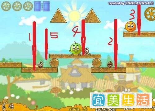 保护橙子3 31至40关攻略