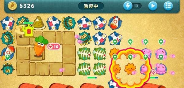 【保卫萝卜】挑战图 第45关 完美金萝卜通关攻略