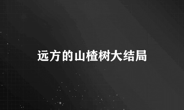 远方的山楂树大结局