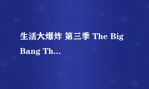 生活大爆炸 第三季 The Big Bang Theory Season 3 (2009)全集未删减高清版免费下载