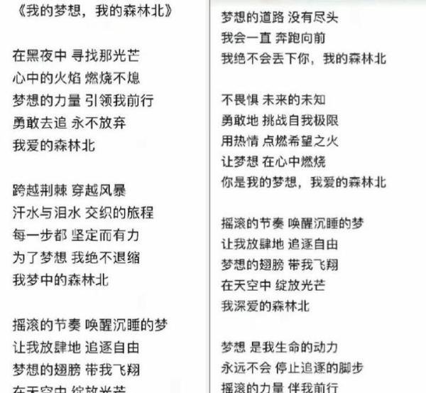 我的梦想,我的森林北!我迷失在森林找不到北!