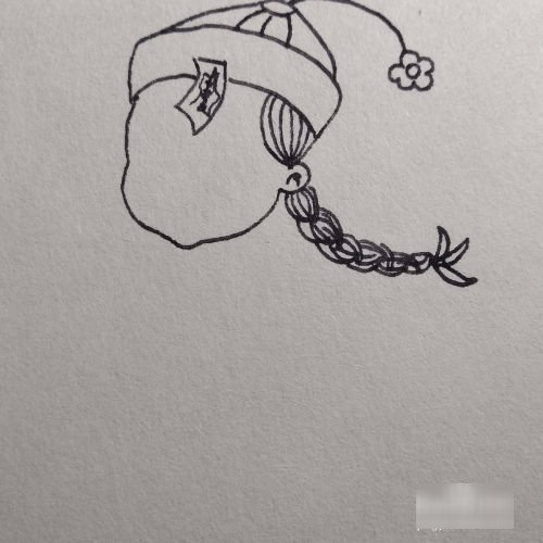 二爷僵尸怎么画