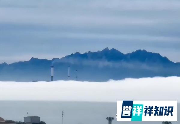 仙境如画中！海市蜃楼现身青岛，幻影成像打造虚幻场景