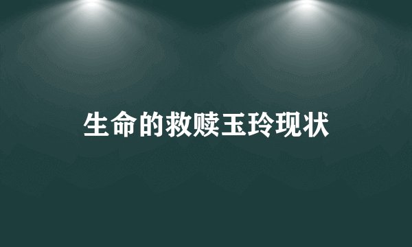 生命的救赎玉玲现状