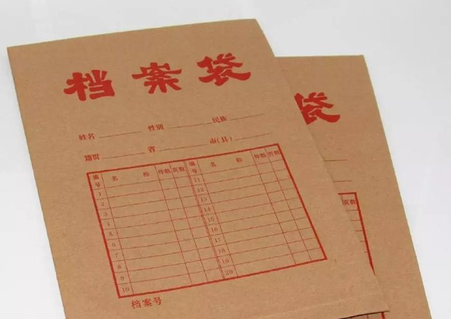 制式档案袋是什么样子的