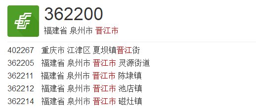 晋江邮政编码是多少？
