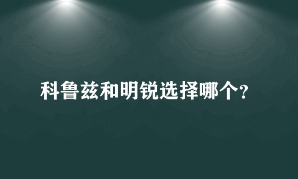 科鲁兹和明锐选择哪个？
