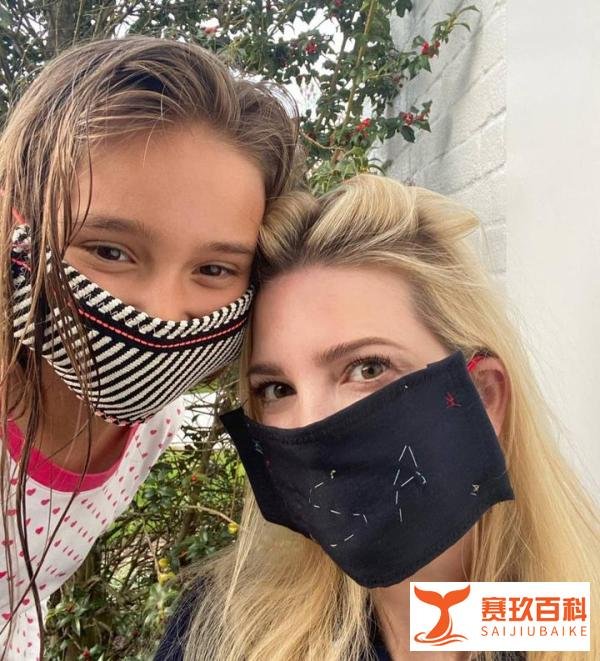 美国第一千金伊万卡与女儿自制口罩 呼吁民众做好防护