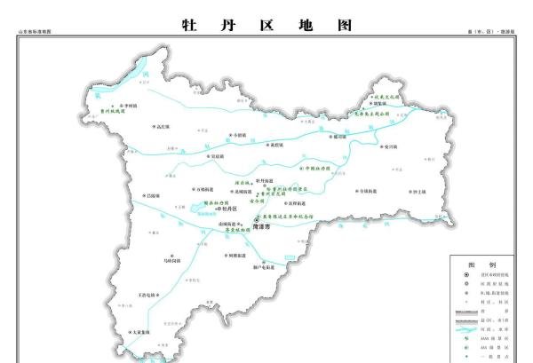 菏泽市牡丹区地图
