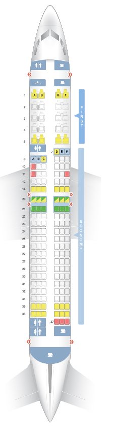 波音737-800座位图?