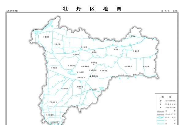 菏泽市牡丹区地图