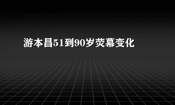 游本昌51到90岁荧幕变化