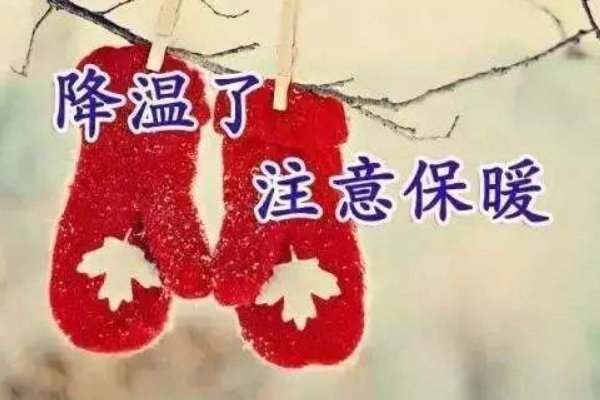 天冷加衣服的暖心图片